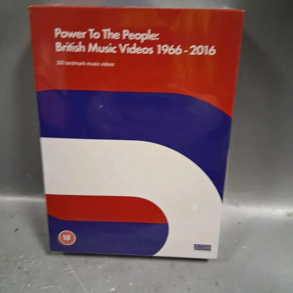 SEALED POWER TO THE PEOPLE: BRITISH MUSIC VIDEOS 1966-2016 200 LANDMARK MUSIC VIDEOS