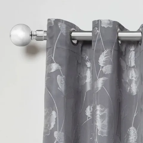 BOXED ABE RIEGELSVILLE EXTENDABLE METAL BALL CURTAIN POLE