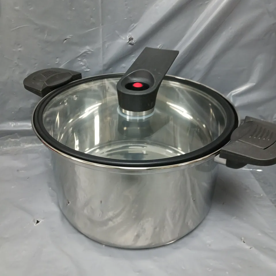 BOXED PURE COOK 24CM STAINLESS STEEL IH VACUUM POT