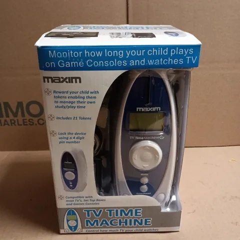 MAXIM TV TIME MACHINE IN BLUE – PARENTAL CONTROL TIMER FOR TV & CONSOLES