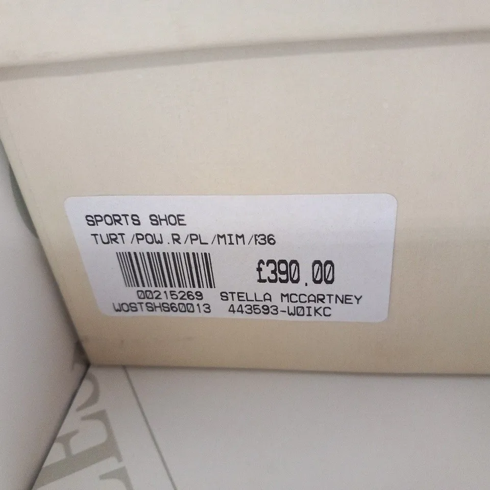 BOXED PAIR OF STELLA MCCARTNEY SPORTS SHOW SIZE 36
