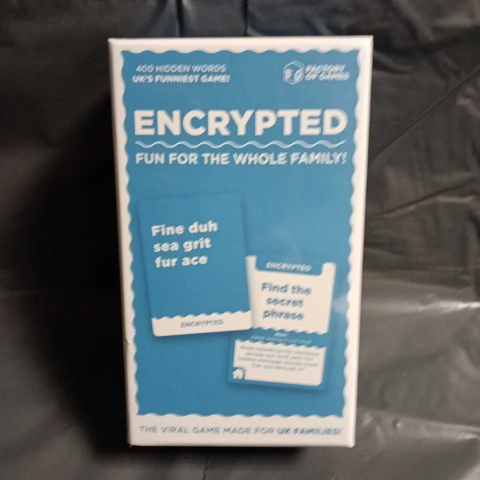 SEALED ENCRYPTED CARD GAME