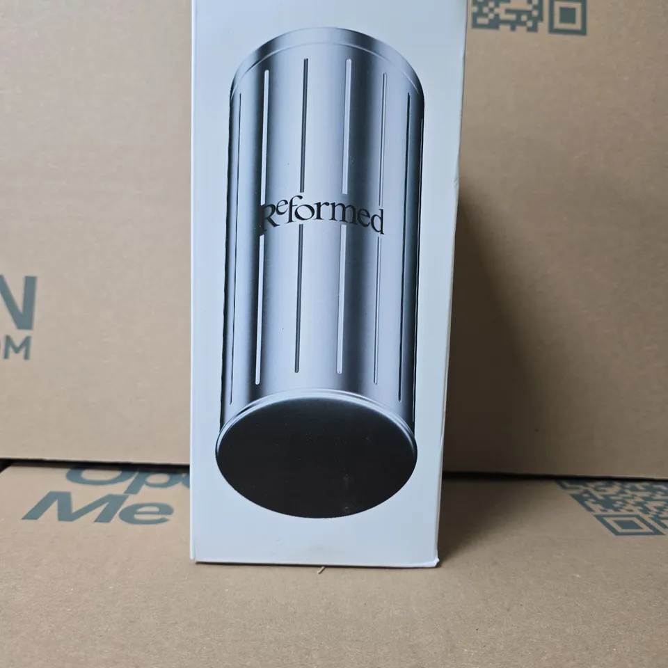 REFORMED COFFEE METAL STORAGE CAN – BOXED