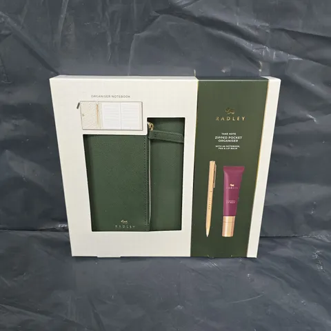 RADLEY TAKE NOTE ZIPPED POCKET ORGANISER 