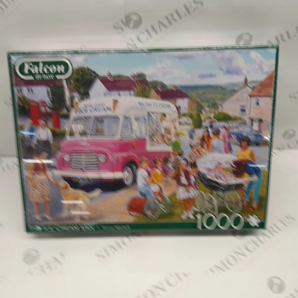 BRAND NEW BOXED FALCON DE LUXE THE ICE CREAM VAN 1000 PIECE JIGSAW