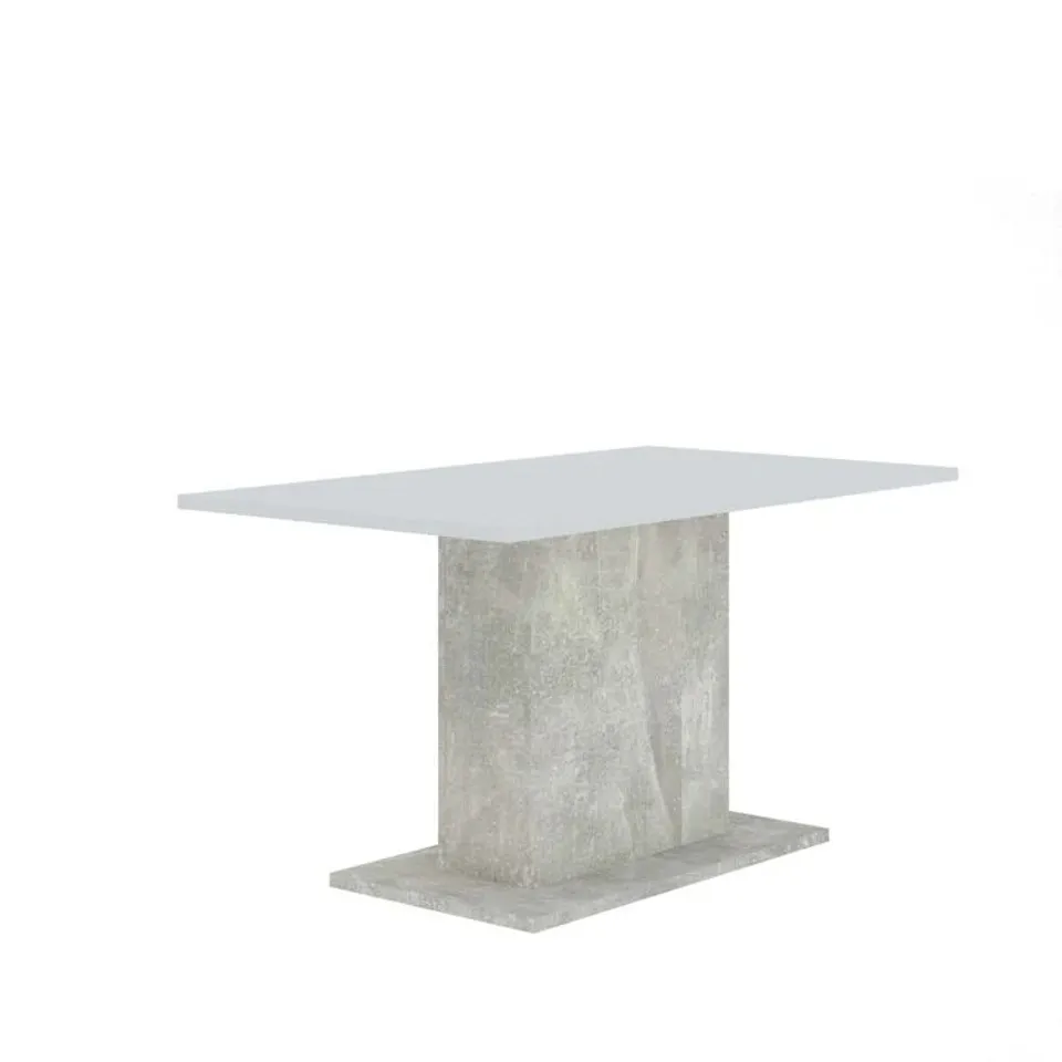 BOXED KONAN RECTANGULAR 80CM L × 138CM D DINING TABLE (2 BOXES)