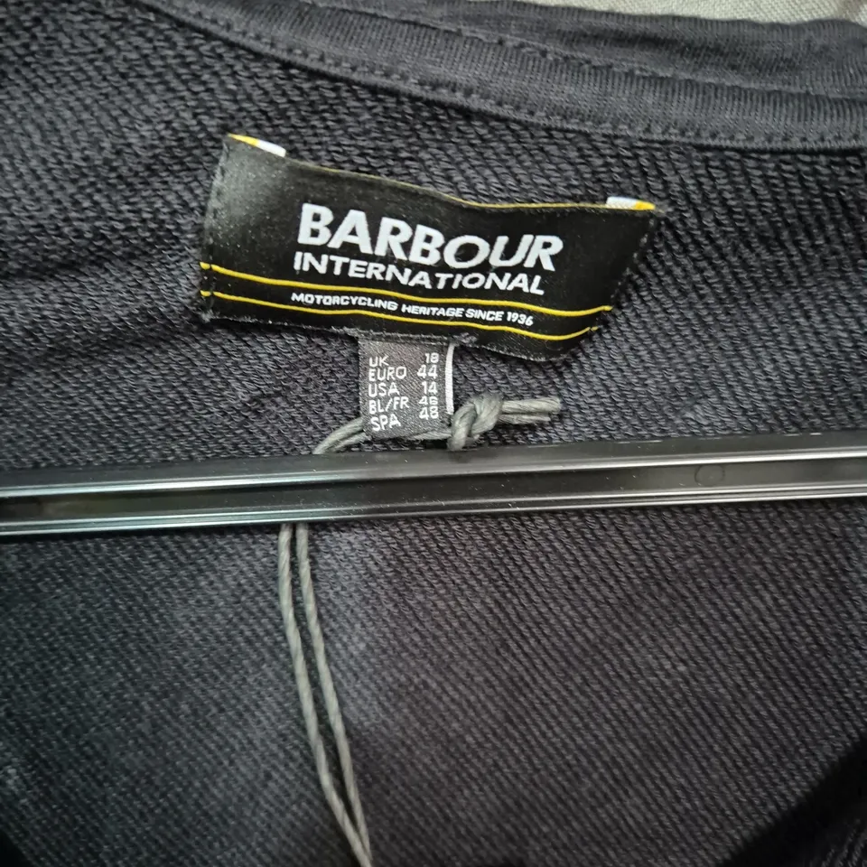 BARBOUR INTERNATIONAL WOMEN'S LIGHTWEIGHT JACKET, UK 18 (EU 44), BLACK