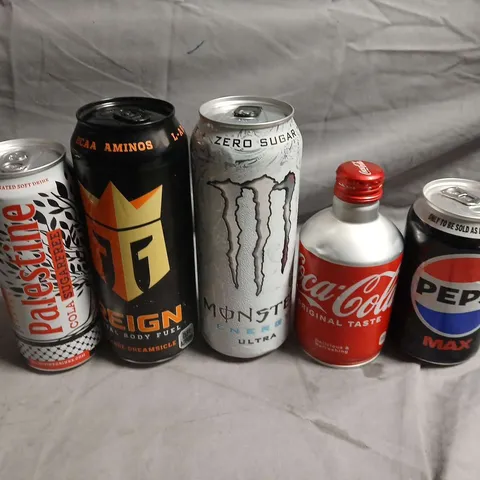 APPROXIMATELY 10 ASSORTED FOOD ITEMS TO INCLUDE PEPSI MAX, COCACOLA AND MONSTER - COLLECTION ONLY 