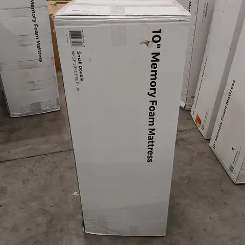 BOXED 10" MEMORY FOAM 4FT SMALL DOUBLE MATTRESS