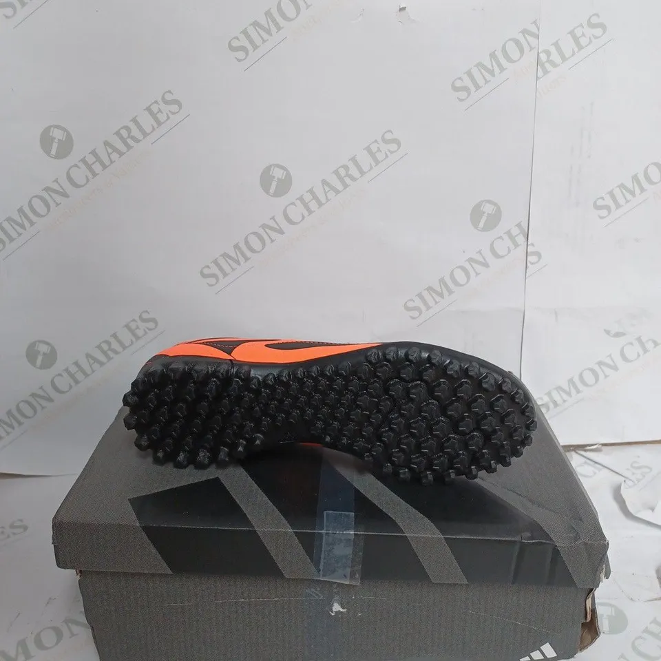 ADIDAS X SPEEDPORTAL MESSI .4 FXG ASTRO BOOTS IN ORANGE & BLACK - UK 3 
