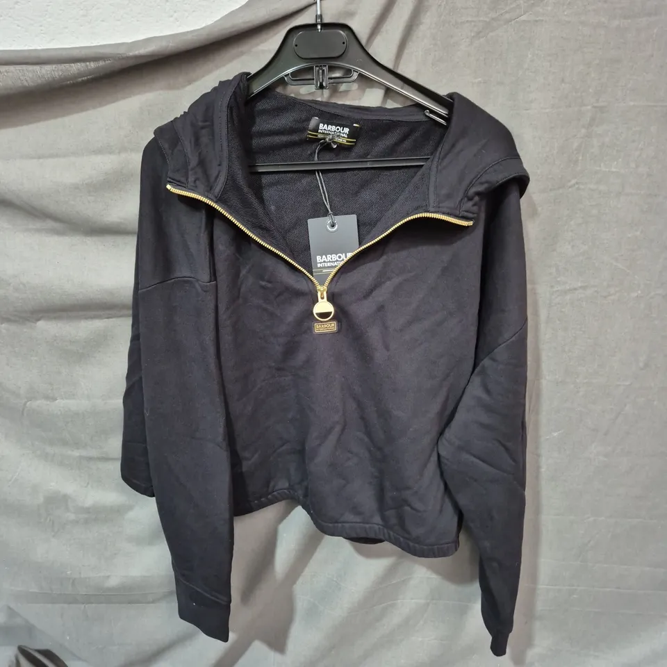 BARBOUR INTERNATIONAL WOMEN'S LIGHTWEIGHT JACKET, UK 18 (EU 44), BLACK