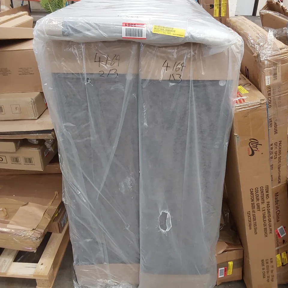 WRAPPED VARBERG DIVAN BED WITH 24" HEADBOARD (3 PIECES)