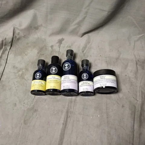5 X NEALS YARD REMEDIES PRODUCTS TO INCLUDE MOTHERS BABY OIL, BABY BATH AND SHAMPOO ETC