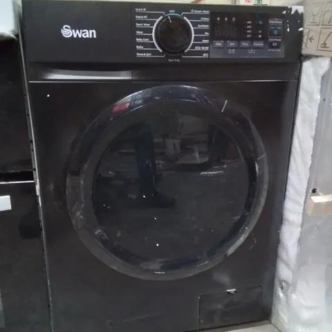 SWAN SW75130B 9KG LOAD, 1400 SPIN FREESTANDING WASHING MACHINE - BLACK