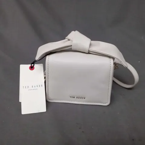 TED BAKER SOFT KNOT MINI BOW IVORY BAG 