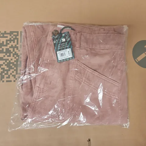 BAGGED WHITE STUFF AUBREY BARREL TROUSERS IN PINK SIZE UK 12R