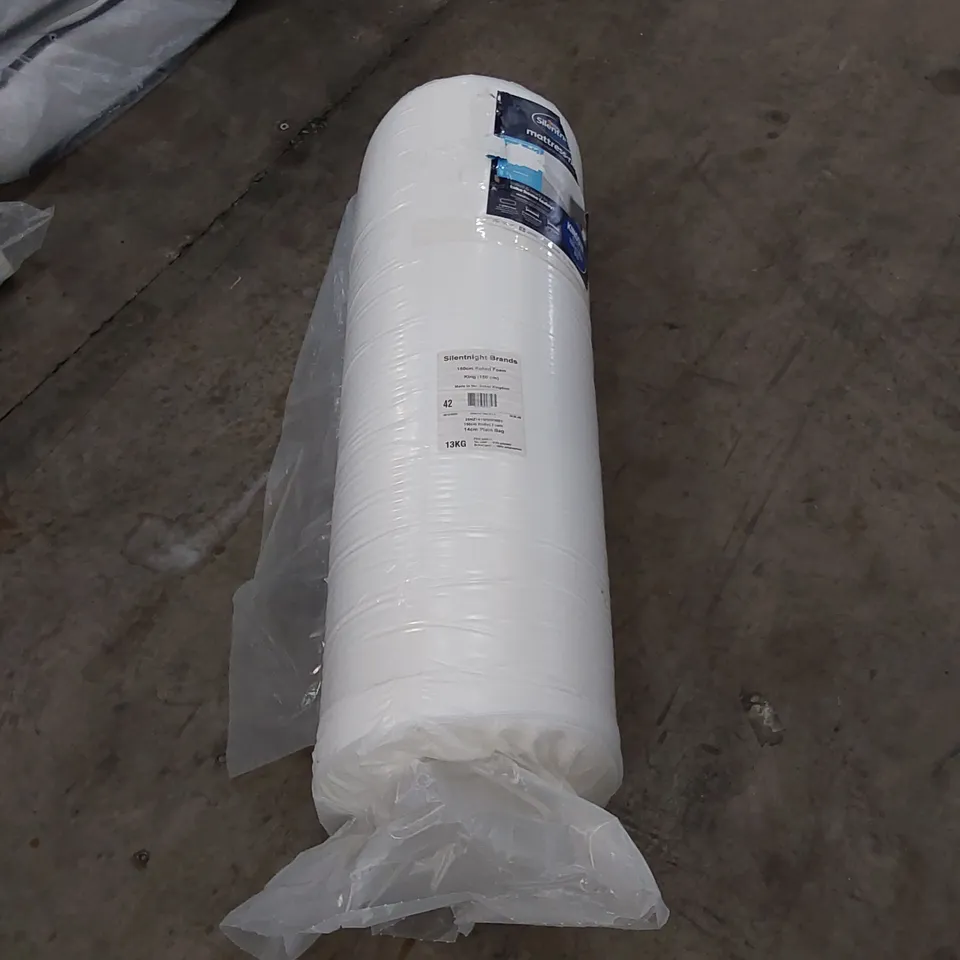 QUALITY BAGGED 5' KINGSIZE SILENTNIGHT MIRATEX FOAM MATTRESS 