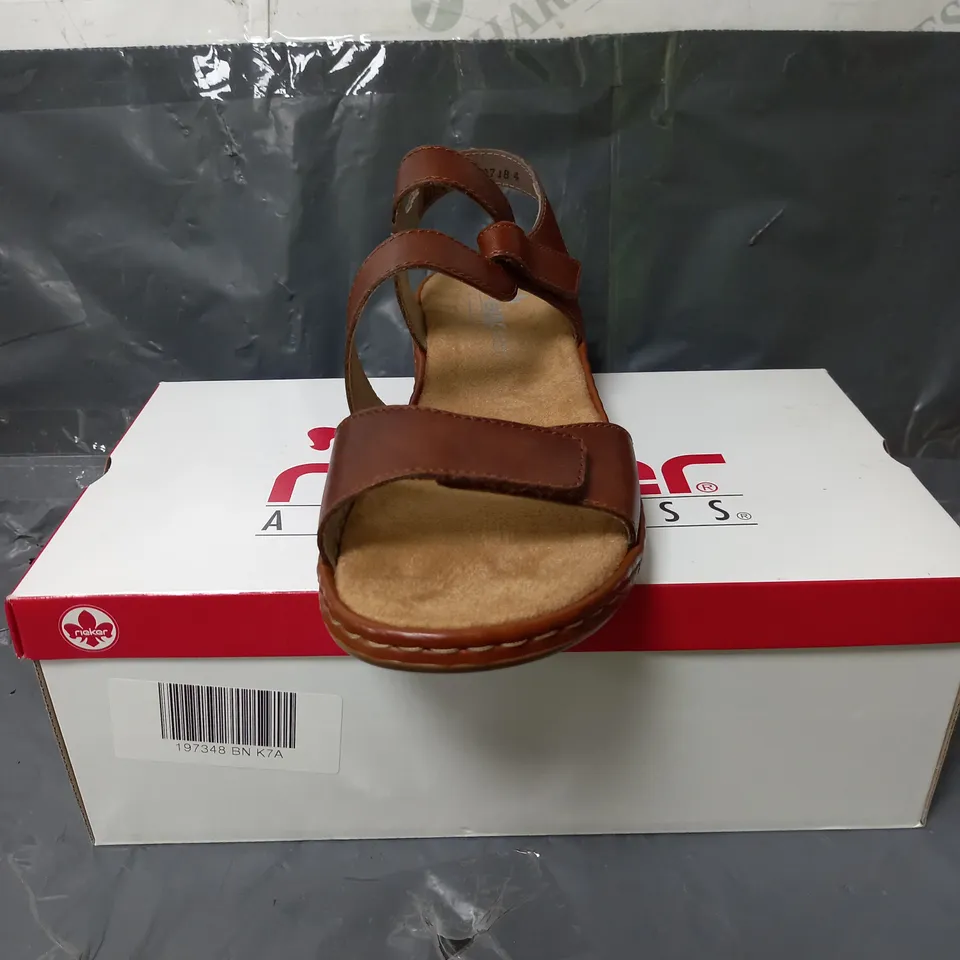 RIEKER ANTI-STRESS SANDALS BROWN SIZE EU 41
