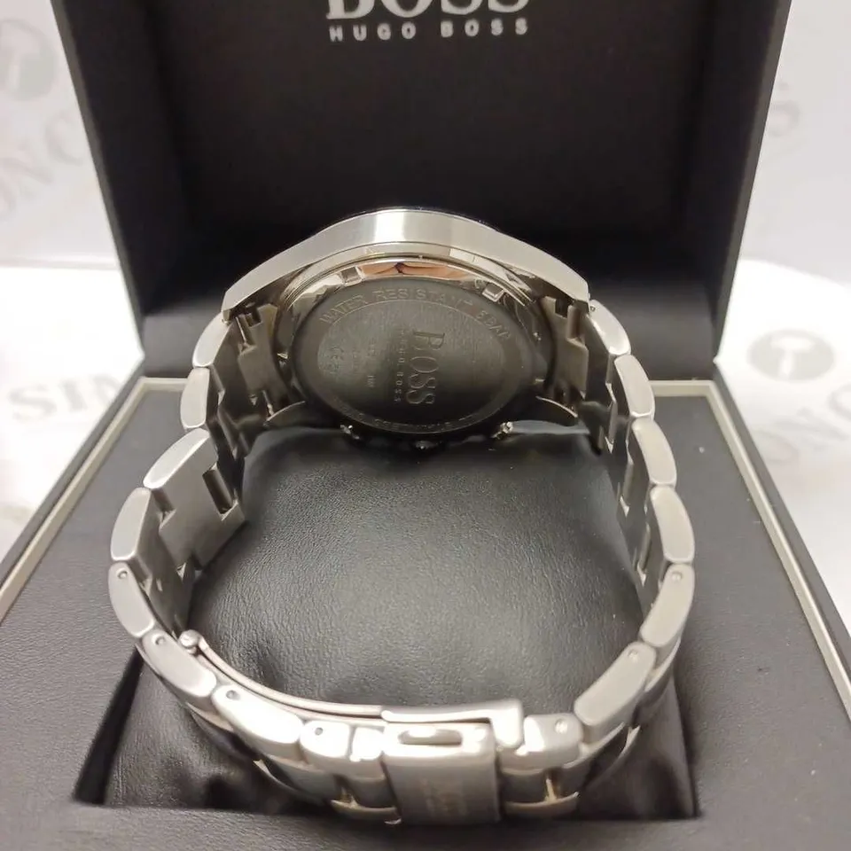 BOSS HERO SPORT LUX BLUE SUNRAY CHRONOGRAPH WATCH RRP £379
