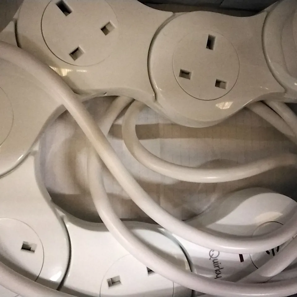QUIRKY PIVOT POWER FLEXIBLE SURGE PROTECTOR POWER STRIP WITH 6 OUTLETS