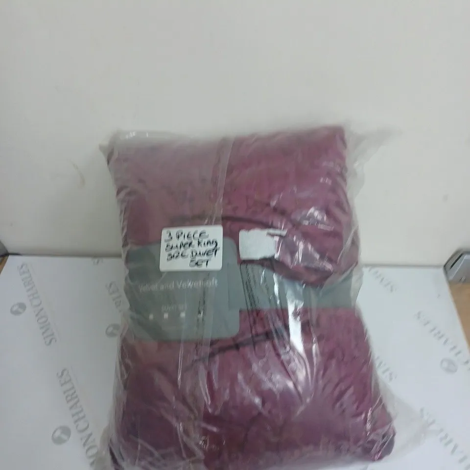 COZEE HOME VELVET SOFT 3 PIECE SUPERKING DUVET SET