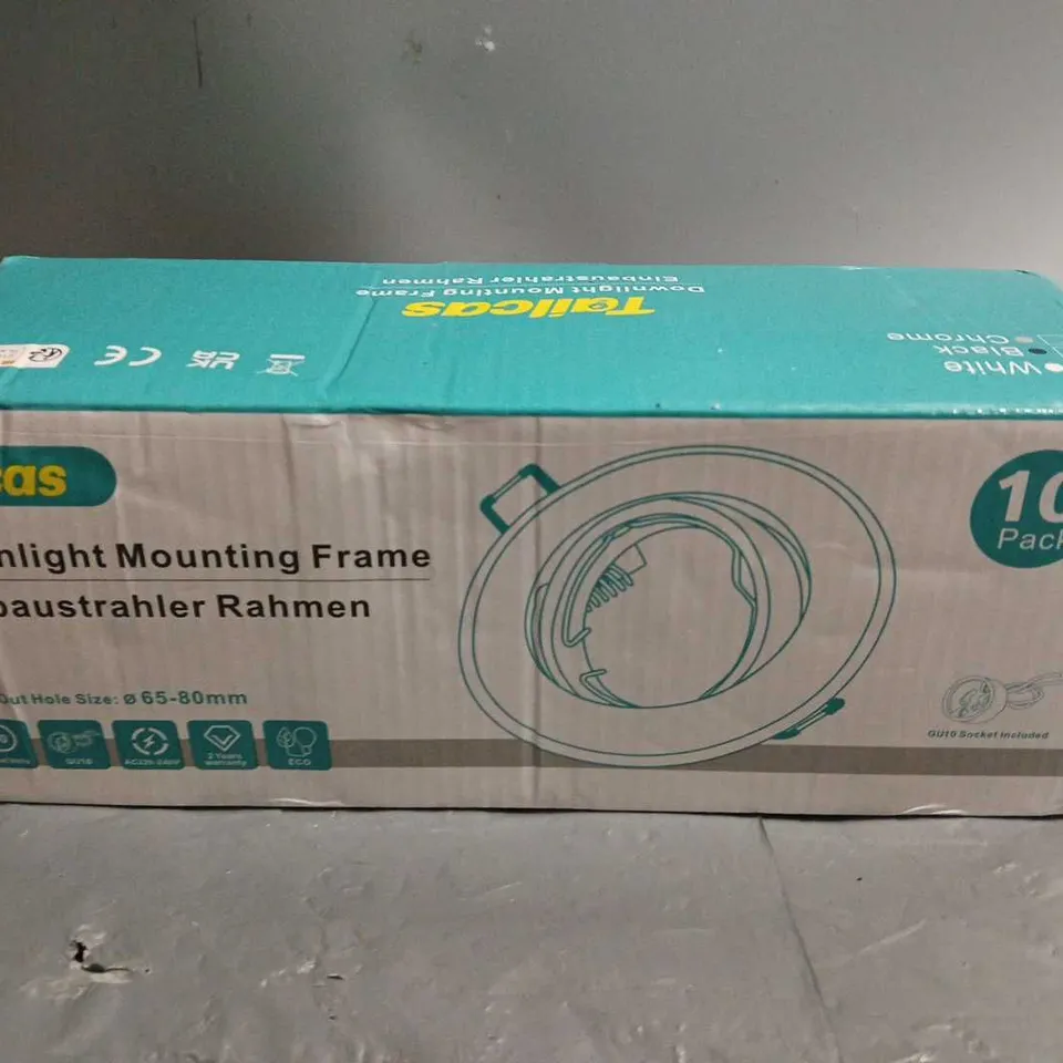 BOXED TAILCAS DOWNLIGHT MOUNTING FRAMES (SET OF 10)