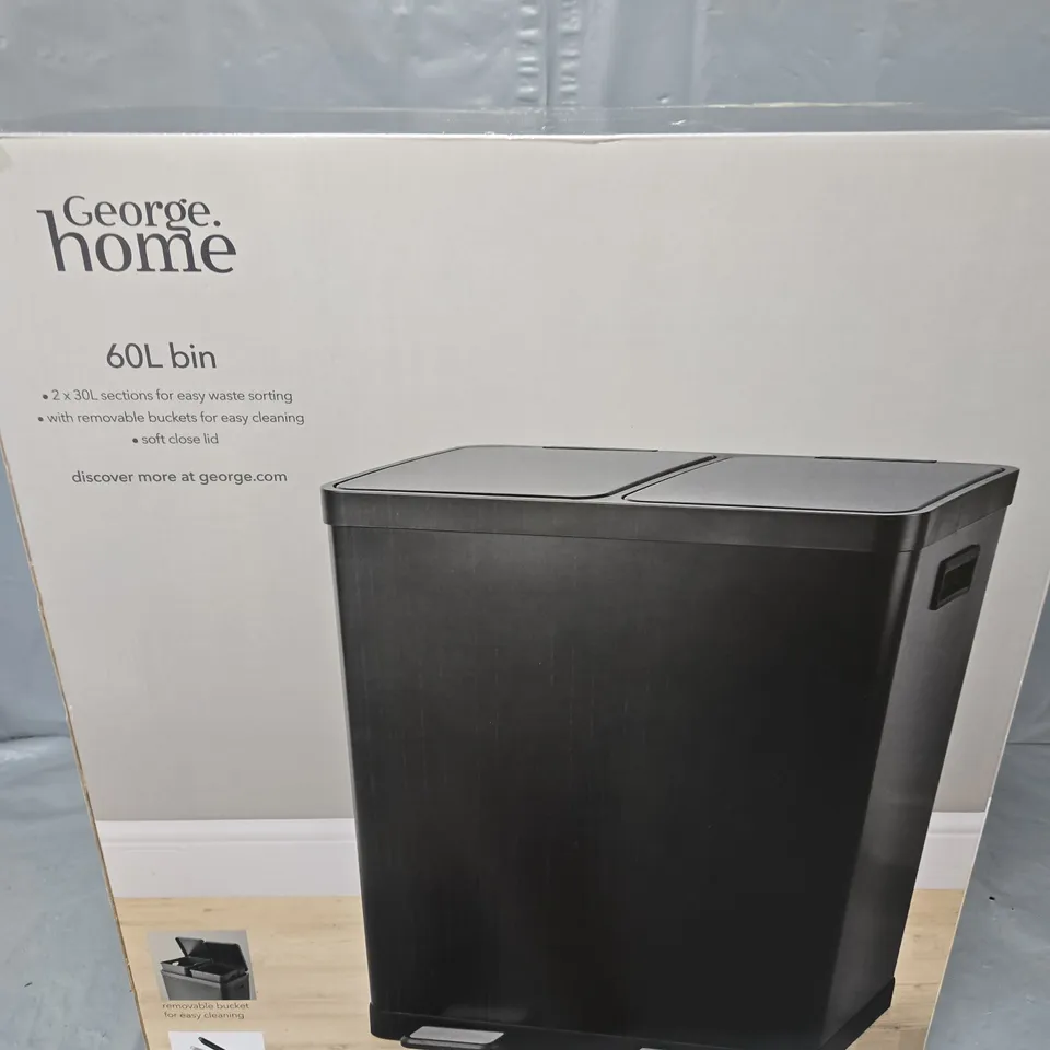 GEORGE HOME 60L BIN - COLLECTION ONLY 