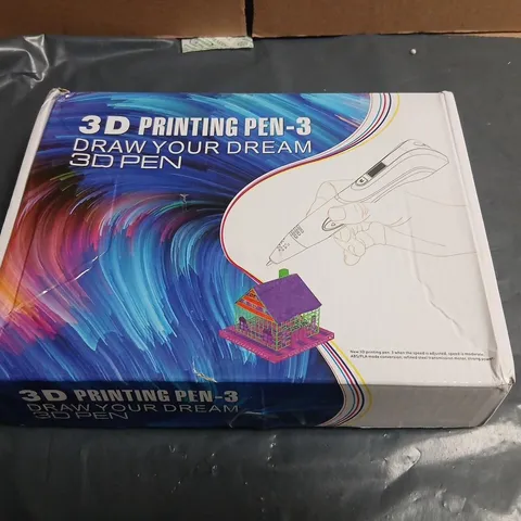 3D PRINTING PEN-3 KIT WITH MULTICOLOR FILAMENT – BOXED