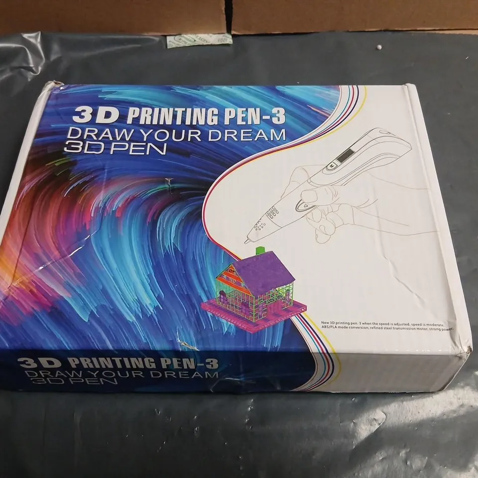 3D PRINTING PEN-3 KIT WITH MULTICOLOR FILAMENT – BOXED