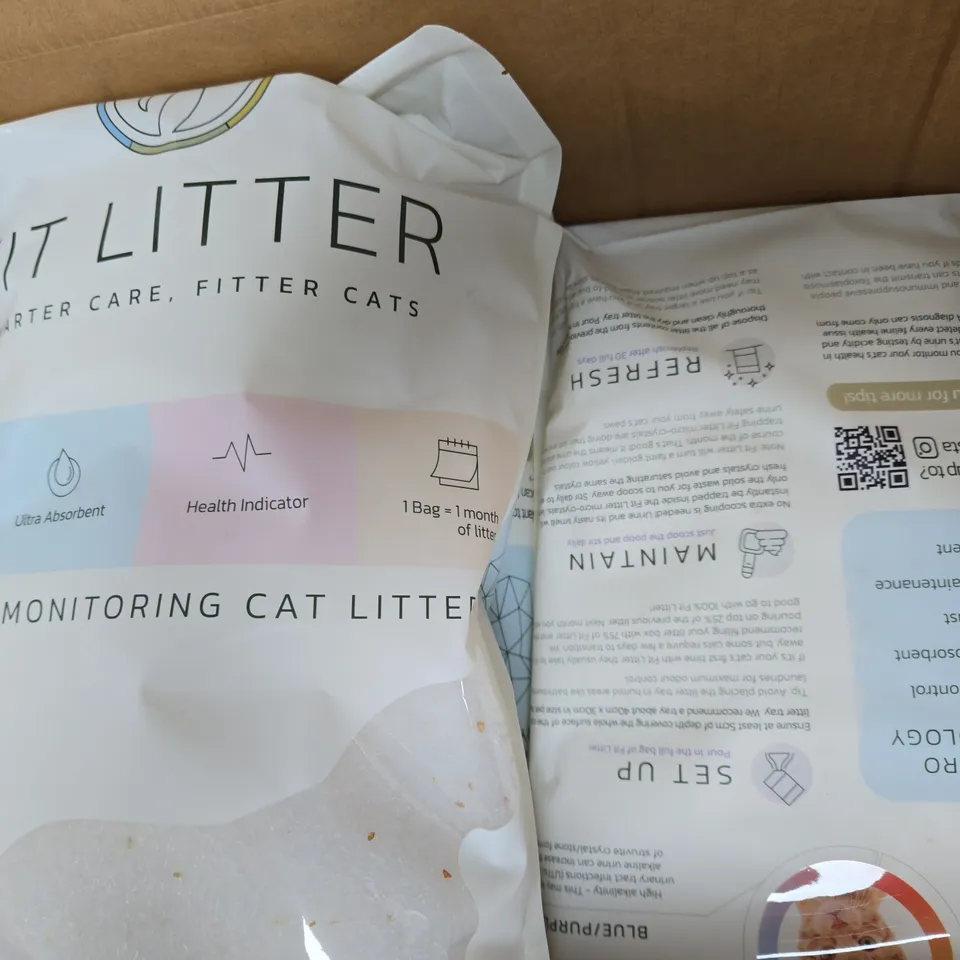FIT LITTER HEALTH MONITORING CAT LITTER (BOX OF 6 PACKS)