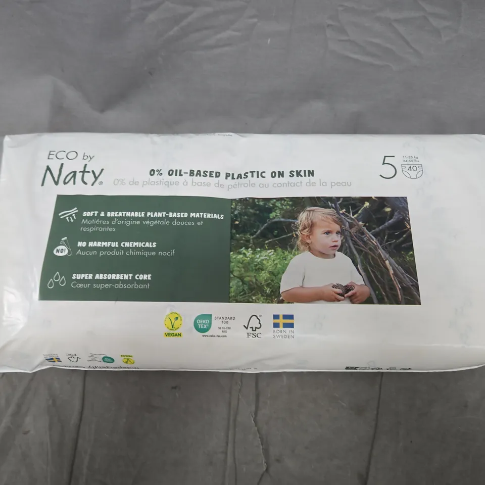 NATY ECO BY NATY BABY DIAPERS – SIZE 5 - X40
