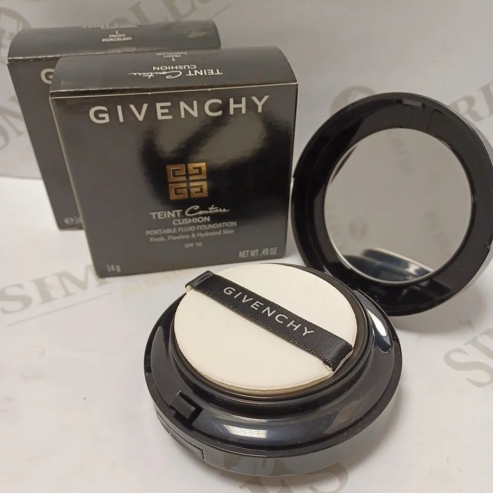 LOT OF 2 GIVENCHY FOUNDATION CUSHIONS