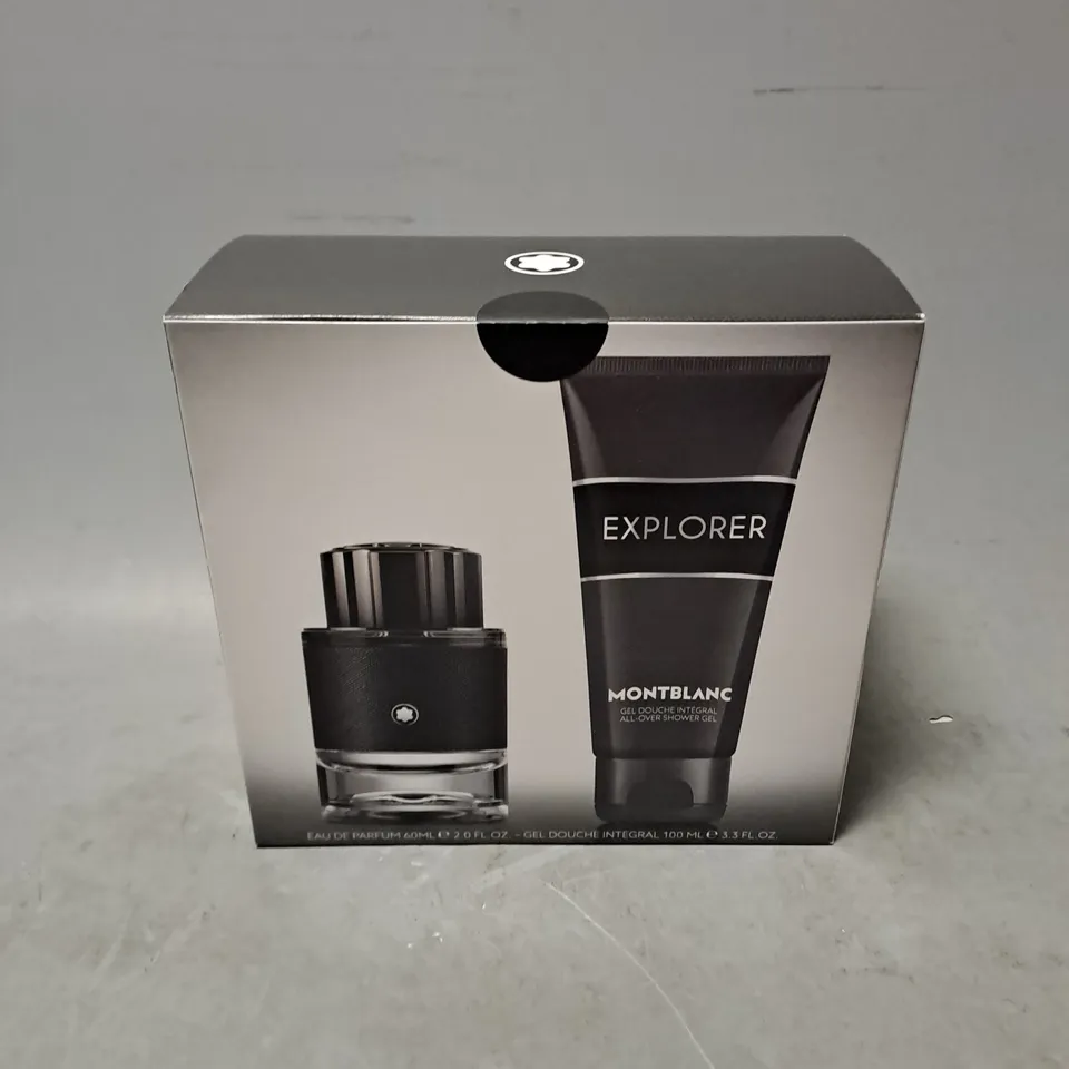 SEALED MONTBLANC EXPLORER EAU DE PARFUM GIFT SET