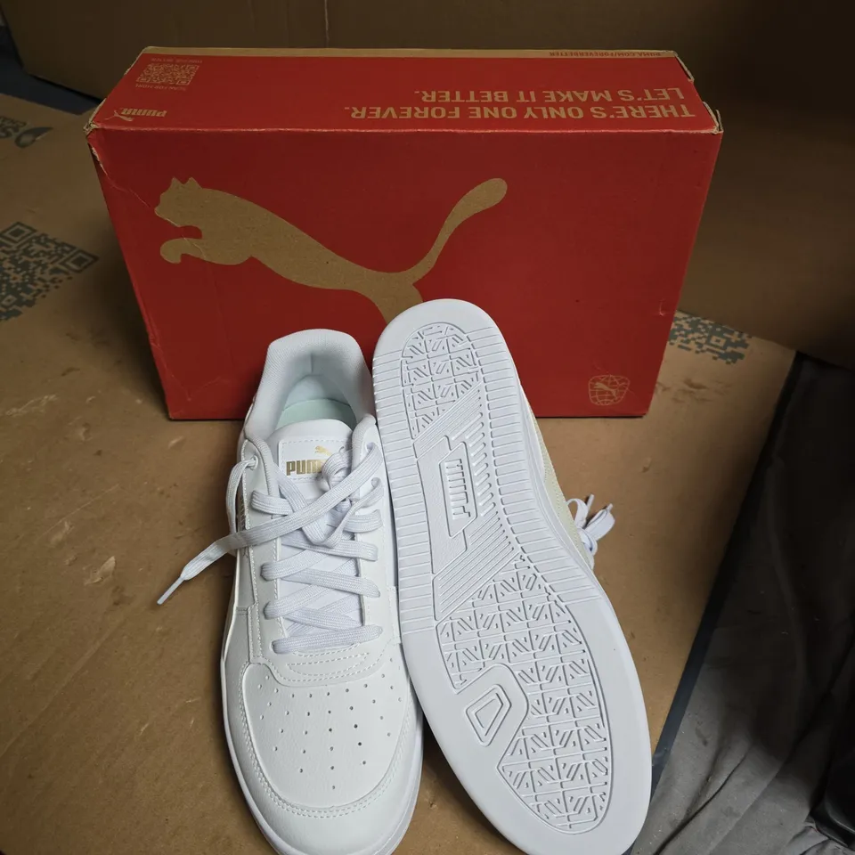 PUMA WHITE SNEAKERS - MEN'S - UK SIZE 10 