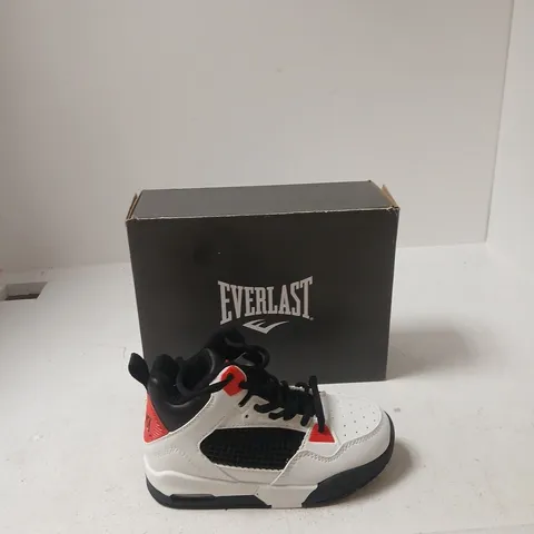 EVERLAST LAYUP SNEAKER – WHITE/BLACK/RED - CHILDS 11 