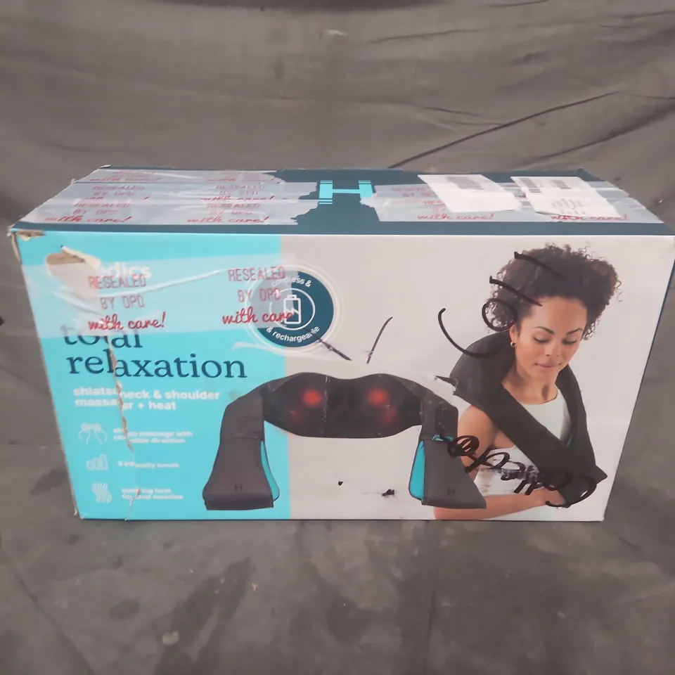 BOXED HOMEDICS SHIATSU NECK AND SHOULDER MASSAGER