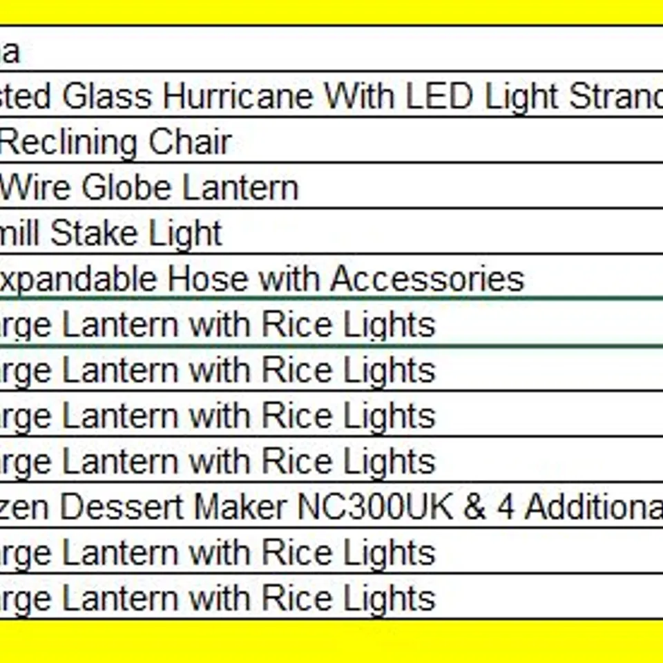 PALLET OF APPROXIMATELY 13 ASSORTED HOUSEHOLD PRODUCTS TO INCLUDE; 