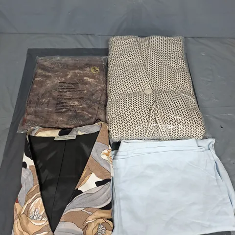 BOX OF APPROXIMATELY 4 ASSORTED CLOTHING AND FASHION ITEMS - VARIOUS COLOURS, SIZES AND STYLES