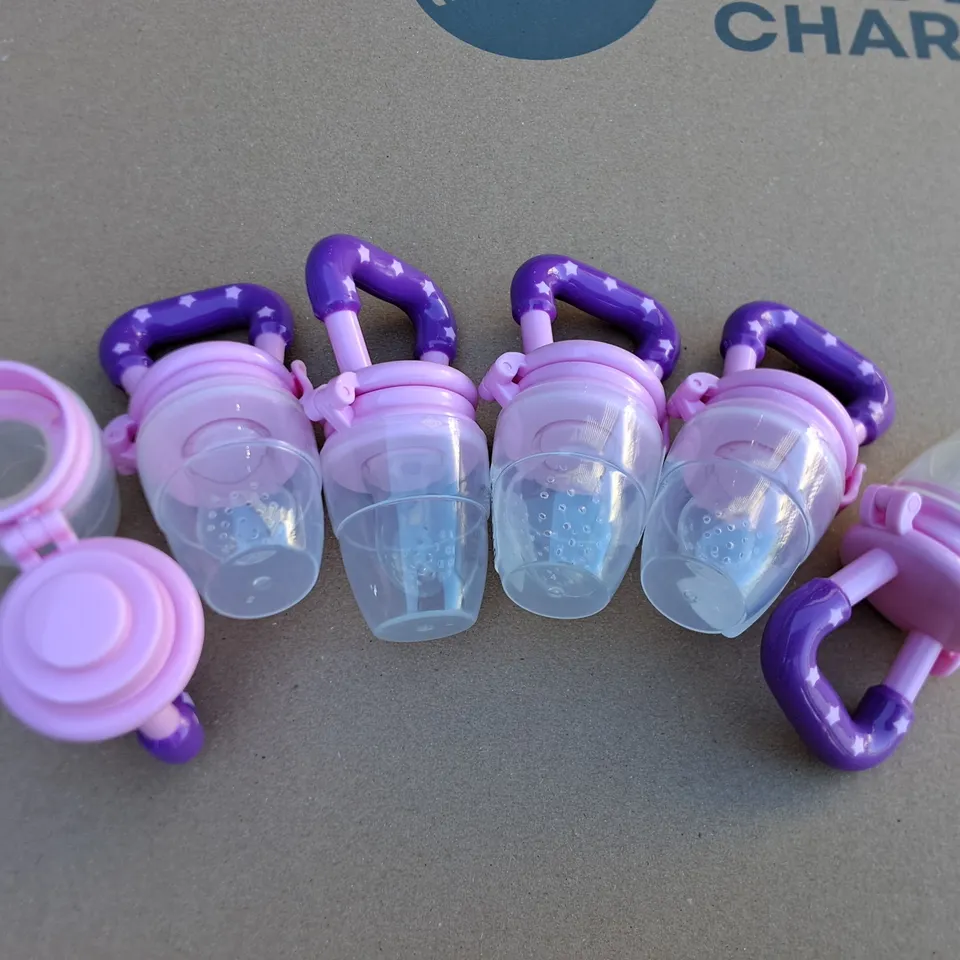 LOT OF APPROXIMATELY 100 FREEZABLE PUREE DUMMIES IN PINK