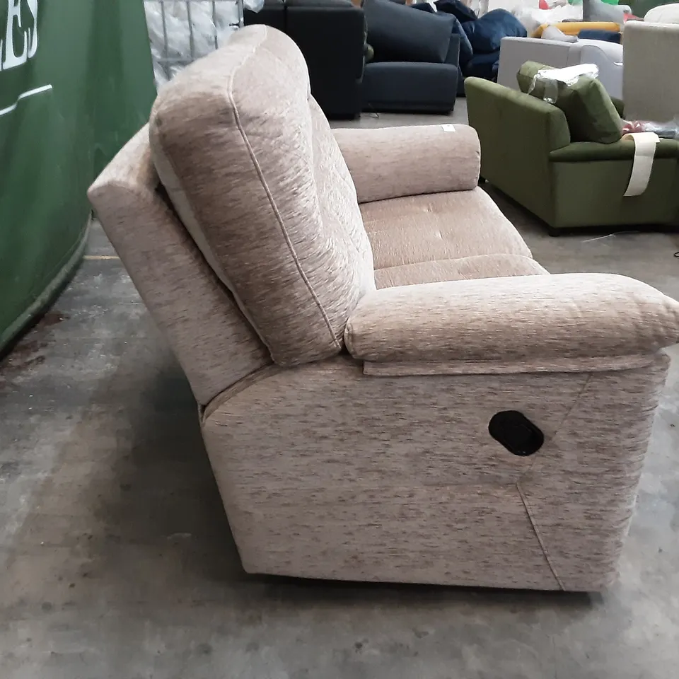 QUALITY BRITISH MANUFACTURED DESIGNER G PLAN STANTON 2 SEATER MANUAL RECLINING DOUBLE C224 DESTINY STORM 