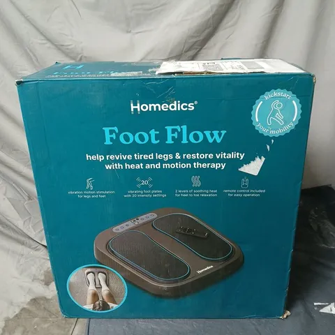 HOMEDICS FOOT FLOW DEVICE BOXED