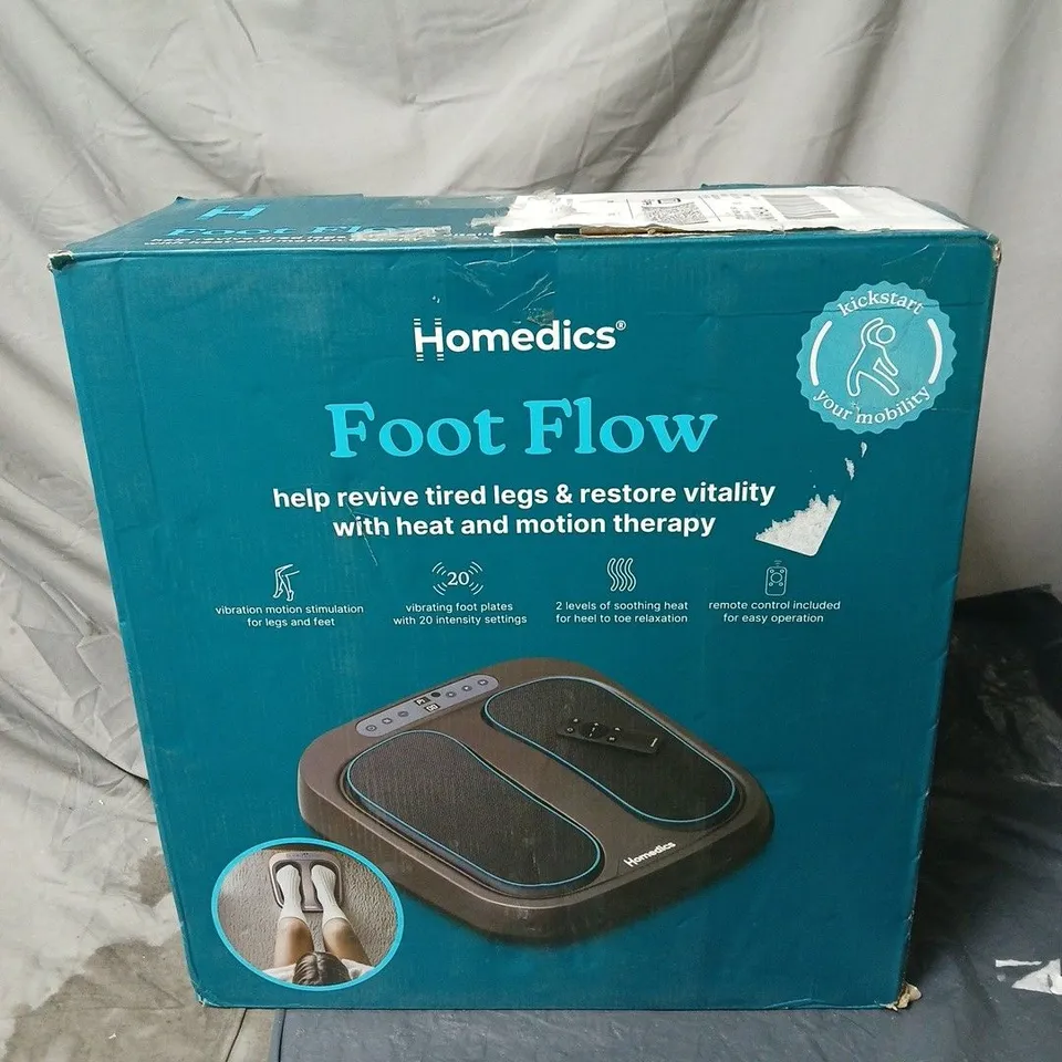 HOMEDICS FOOT FLOW DEVICE BOXED