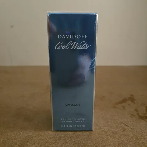 BOXED AND SEALED DAVIDOFF COOL WATER WOMAN EAU DE TOILETTE 100ML