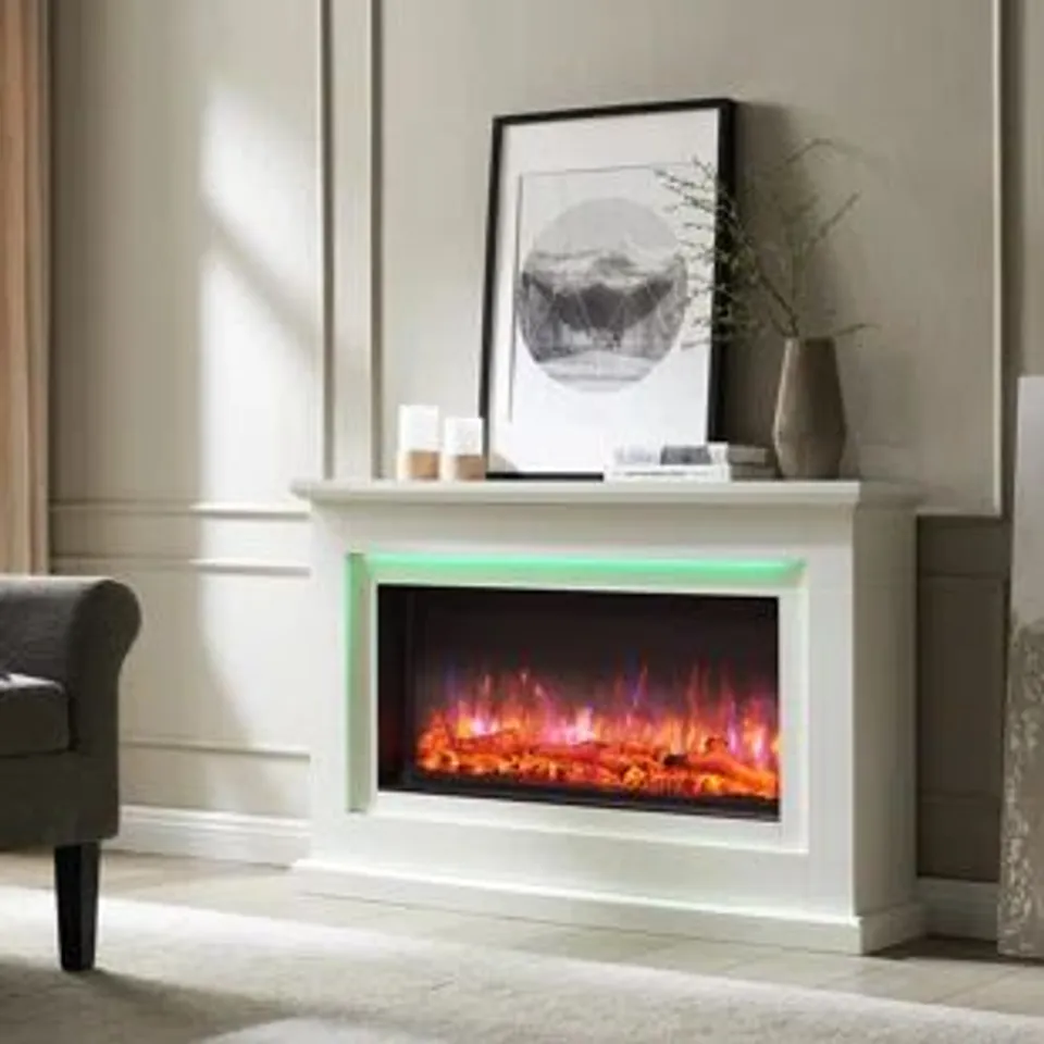 BOXED BEVERLY SUNCREST 122.1CM W ELECTRIC FIRE 