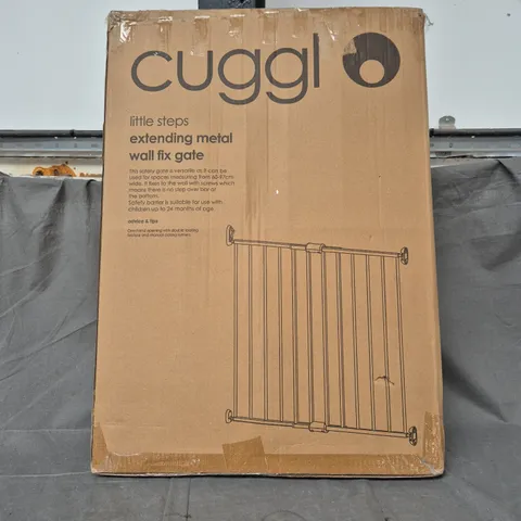 BOXED CUGGL LITTLE STEPS EXTENDING METAL WALL FIX GATE