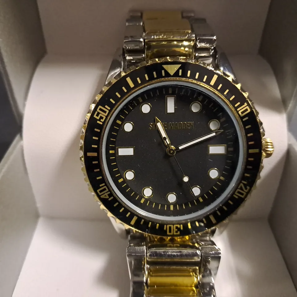 BOXED STEVE MADDEN MENS WATCH