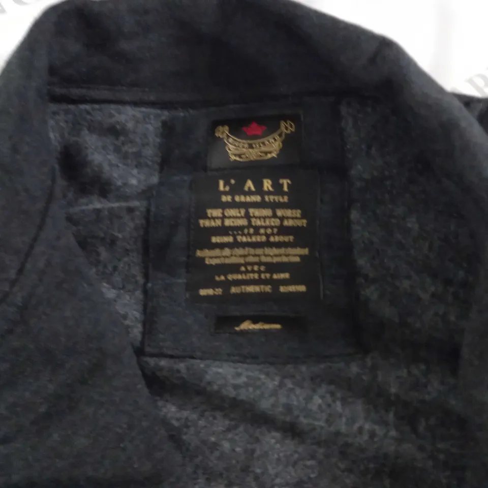 RIVER ISLAND L'ART BUTTON DETAIL JACKET - MED