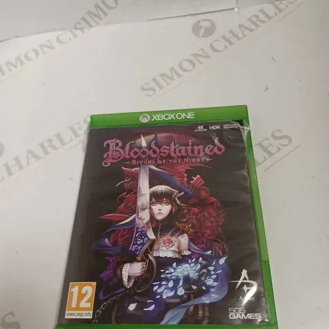 XBOX ONE BLOODSTAINES RITUAL OF THE NIGHT