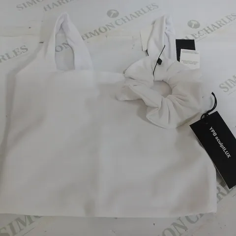 YPB SPORTS BRA IN WHITE - XS