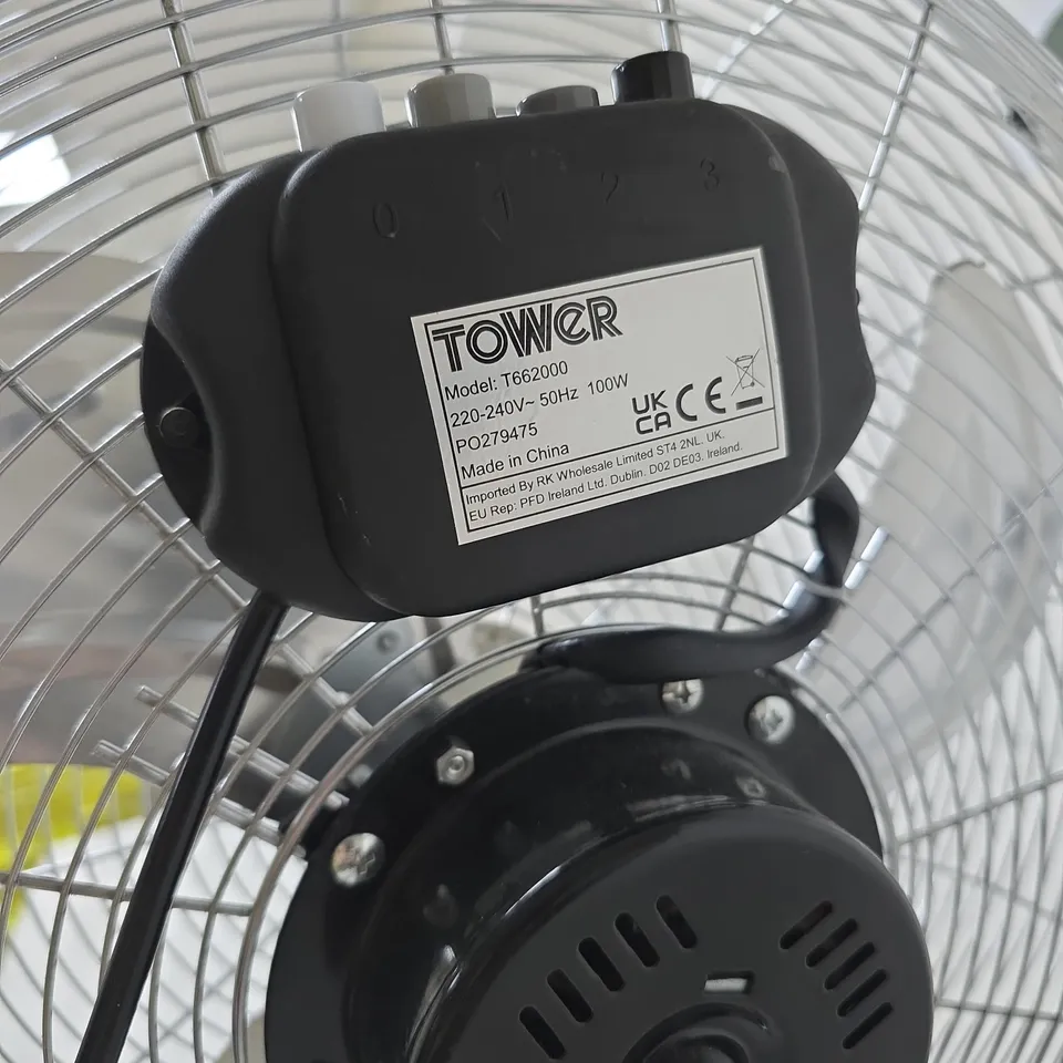 TOWER FLOOR-STANDING FAN – MODEL T662000, 100W, 220-240V